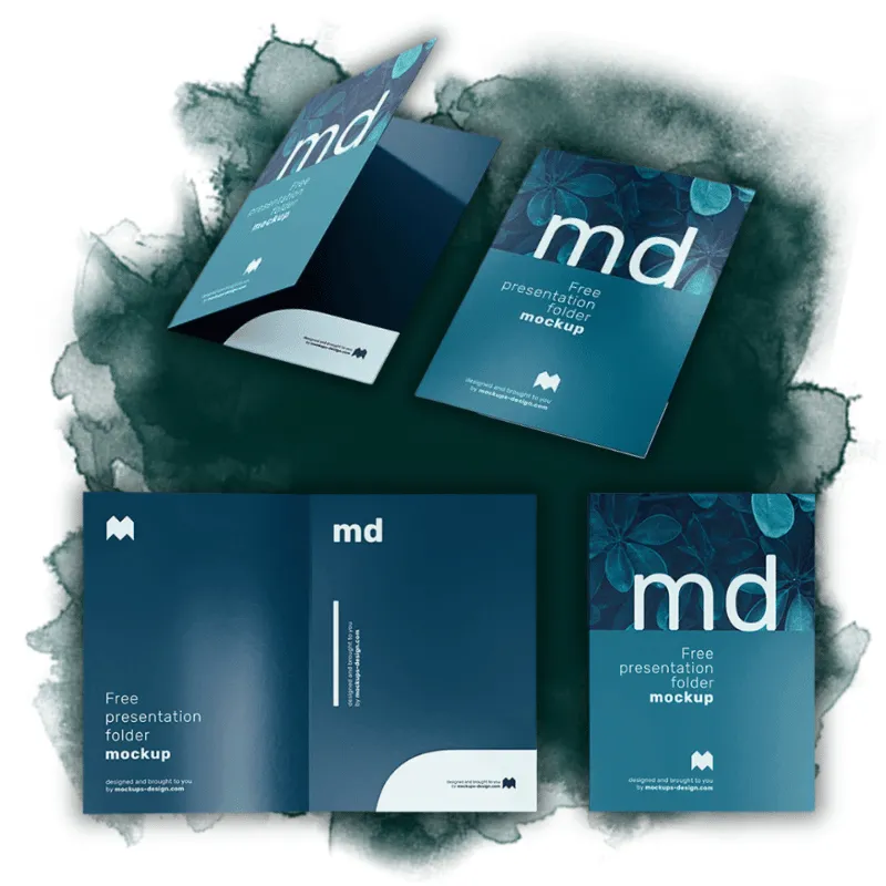 33 طراحی فولدر جیب دار - Image 1